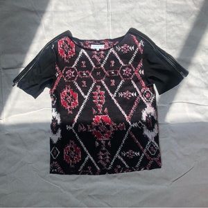 Sandro Rug Pattern Top